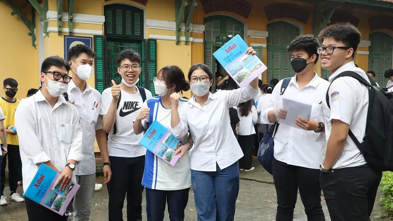 Thí sinh dự thi tốt nghiệp THPT 2022. Ảnh: QUANG PHÚC