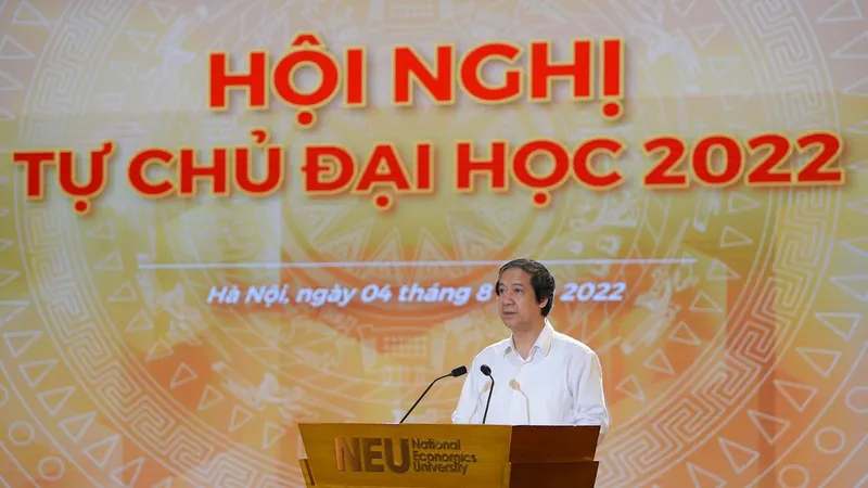 Hội nghị tự chủ đại học năm 2022.