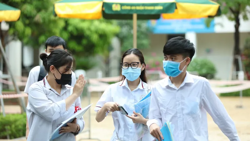 Thí sinh dự thi tốt nghiệp THPT 2022. Ảnh: QUANG PHÚC
