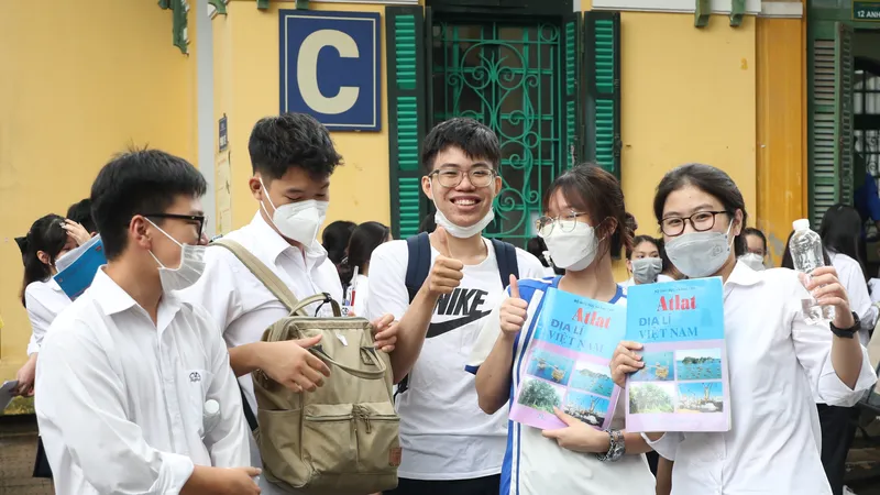 Thí sinh thi kỳ thi tốt nghiệp THPT năm 2022. Ảnh: QUANG PHÚC