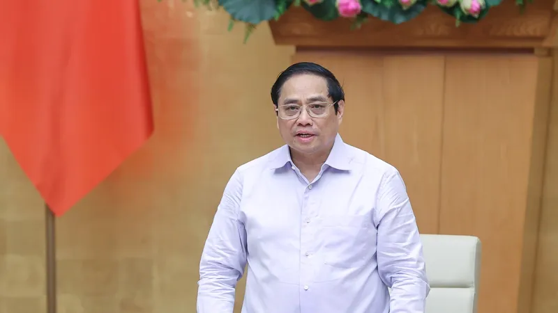 Thủ tướng Phạm Minh Chính. Ảnh: VIẾT CHUNG