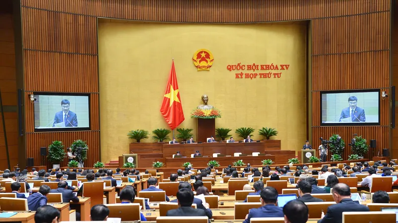 Quốc hội chiều 15-11. Ảnh: QUANG PHÚC