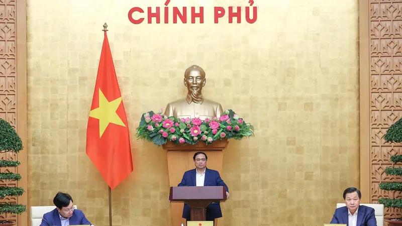 Một phiên họp của Chính phủ. Ảnh: VIẾT CHUNG