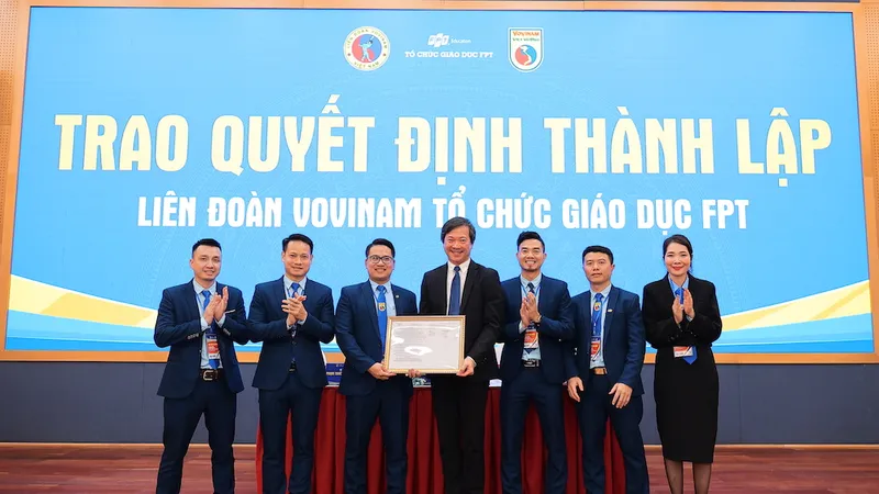 Liên đoàn Vovinam Tổ chức giáo dục FPT ra mắt