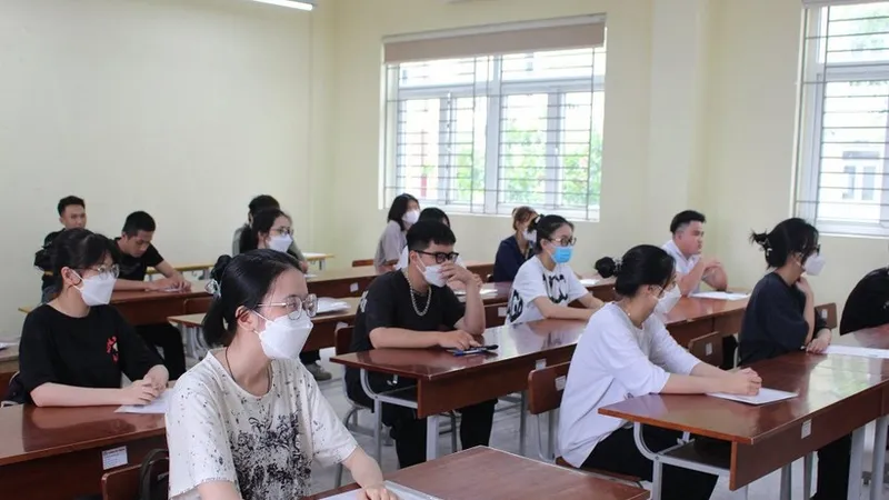 Thí sinh dự thi tốt nghiệp THPT năm 2022