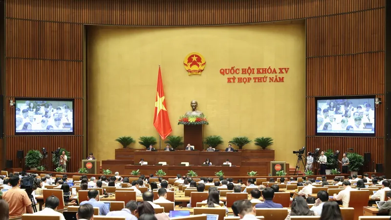 Quốc hội họp phiên toàn thể sáng 29-5. Ảnh: QUANG PHÚC