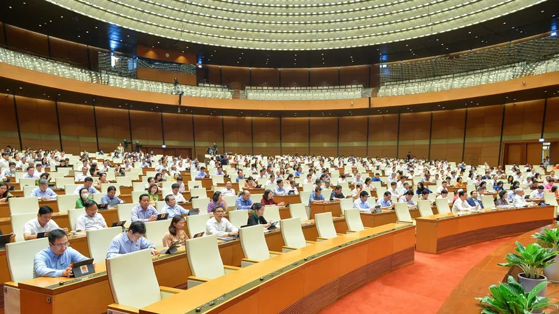 Quốc hội ngày 29-5. Ảnh: QUANG PHÚC