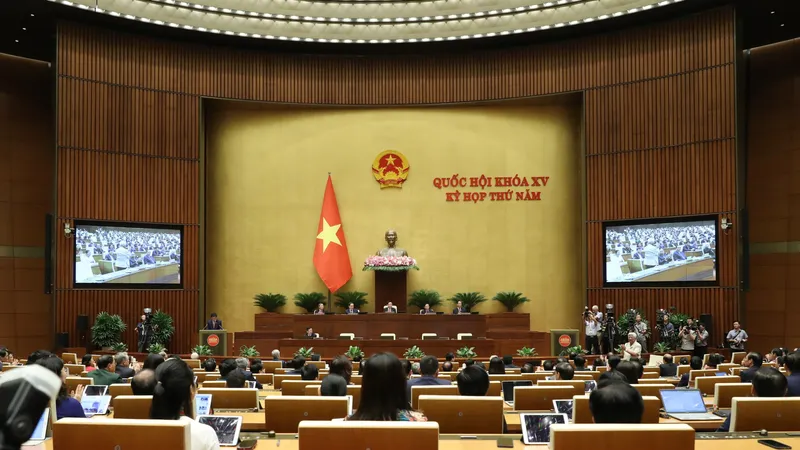 Quốc hội chiều 24-6. Ảnh: QUANG PHÚC