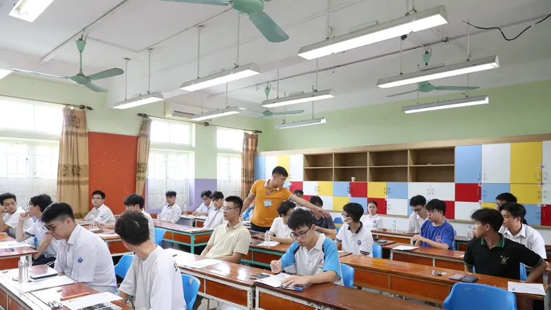 Thí sinh dự thi tốt nghiệp THPT 2023. Ảnh: QUANG PHÚC