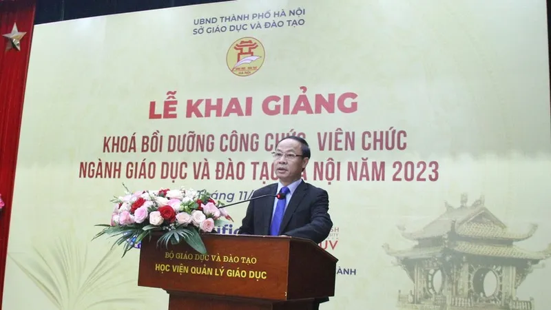 Hơn 200 cán bộ quản lý trường mầm non công lập của Hà Nội được tham gia khóa bồi dưỡng về chuyên môn, nghiệp vụ