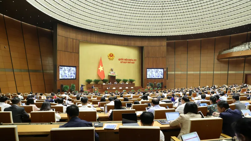 Quốc hội sáng 27-11. Ảnh: QUANG PHÚC