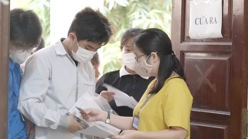 Thí sinh tham dự Kỳ thi đánh giá năng lực của Trường ĐH Sư phạm Hà Nội năm 2023
