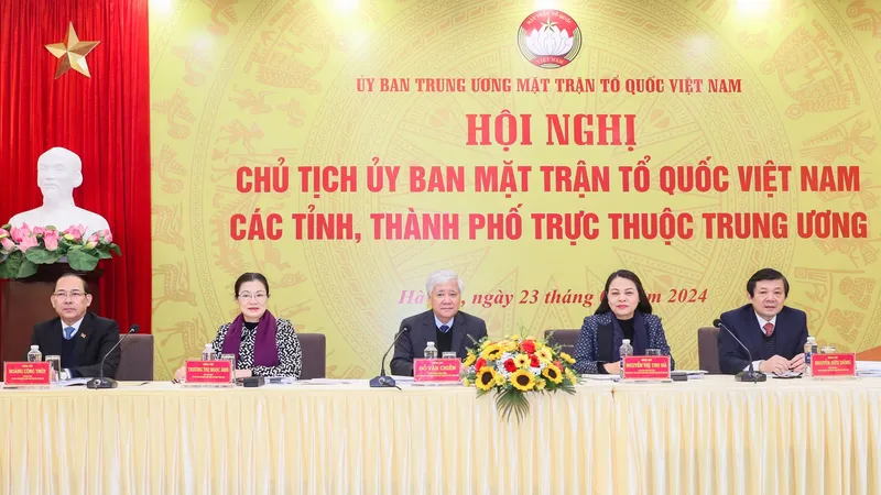 Hội nghị Chủ tịch Ủy ban Mặt trận Tổ quốc Việt Nam các tỉnh, thành