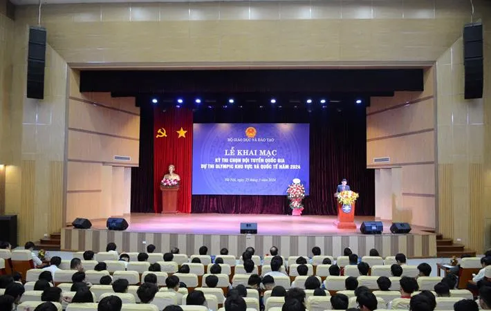 Hội nghị thi chọn đội tuyển quốc gia dự thi Olympic khu vực và quốc tế 2024