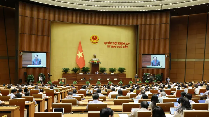 Quốc hội sáng 3-6. Ảnh: QUANG PHÚC
