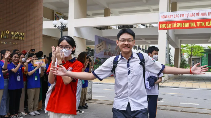 Thí sinh dự thi tốt nghiệp THPT 2024