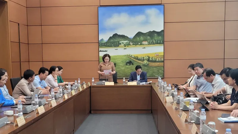 Các đại biểu thảo luận tổ chiều 8-6. Ảnh: PHAN THẢO