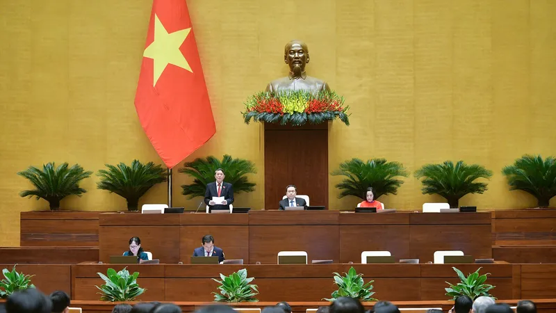 Quốc hội sáng 26-6. Ảnh: VIẾT CHUNG