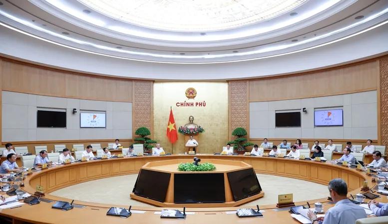 Thủ tướng chủ trì phiên họp Chính phủ chuyên đề pháp luật thứ 2 trong tháng 8
