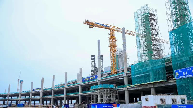 Công trường thi công dự án Cảng hàng không quốc tế Long Thành