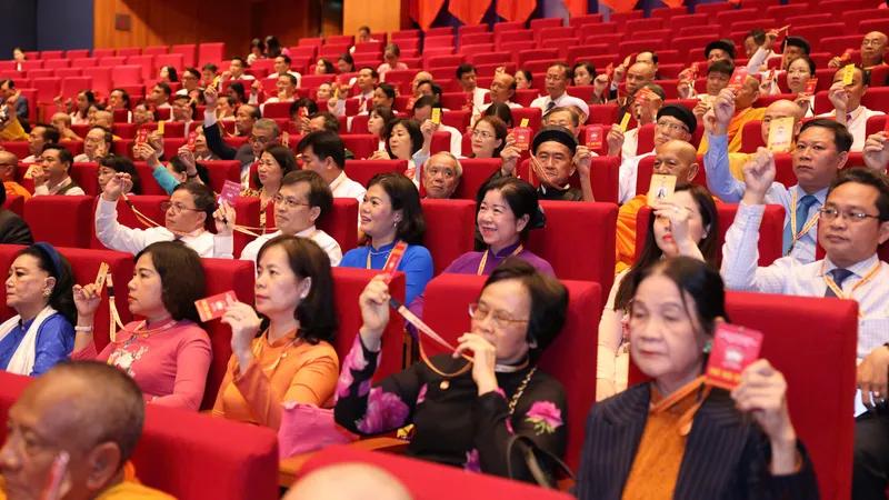 Các đại biểu dự đại hội. Ảnh: QUANG PHÚC