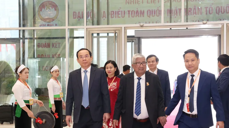 Bí thư Thành ủy TPHCM Nguyễn Văn Nên dự đại hội. Ảnh: QUANG PHÚC