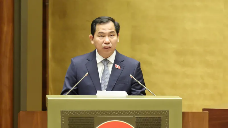 Chủ nhiệm Ủy ban Tài chính, Ngân sách của Quốc hội Lê Quang Mạnh. Ảnh: QUANG PHÚC