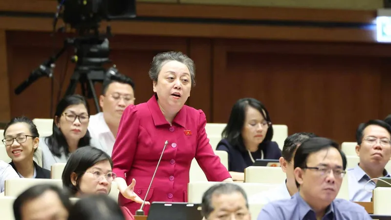 Quốc hội chiều 6-11. Ảnh: QUANG PHÚC