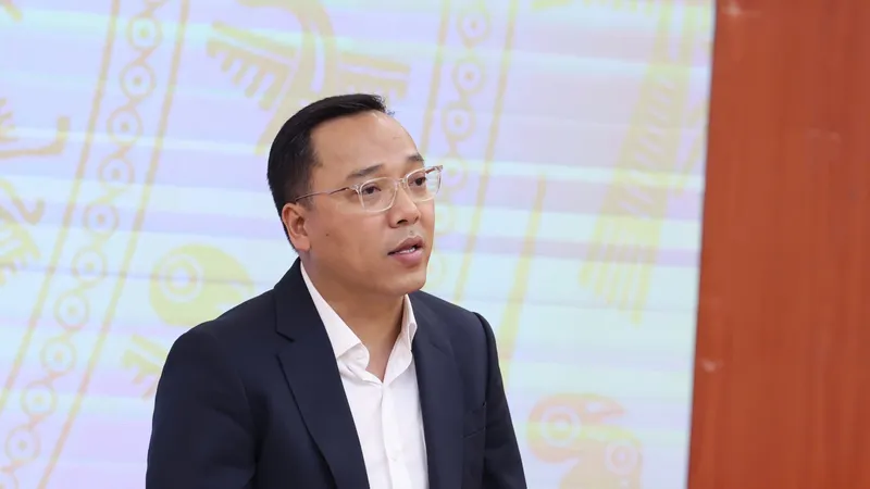 Thứ trưởng Bộ Công thương Nguyễn Hoàng Long. Ảnh: QUANG PHÚC