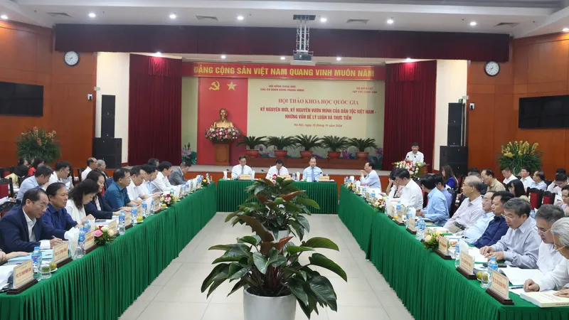 Hội thảo quốc gia đầu tiên về kỷ nguyên mới - kỷ nguyên vươn mình của dân tộc