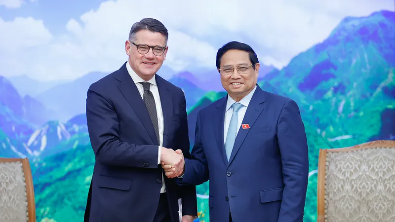 Thủ tướng Phạm Minh Chính tiếp Thủ hiến bang Hessen (Đức)
