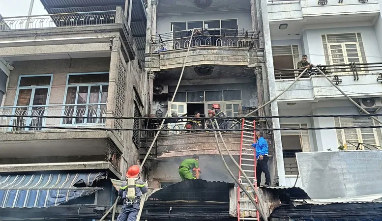 Hiện trường vụ cháy