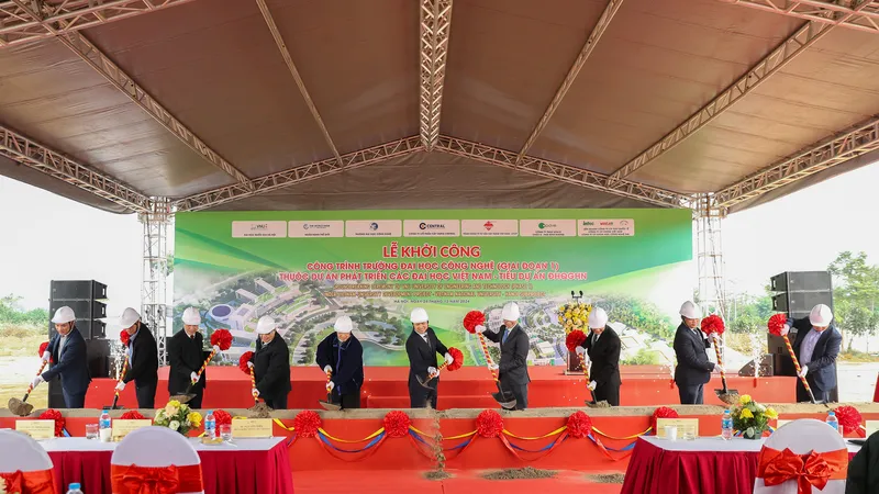Khởi công xây dựng công trình Trường Đại học Công nghệ tại Hòa Lạc