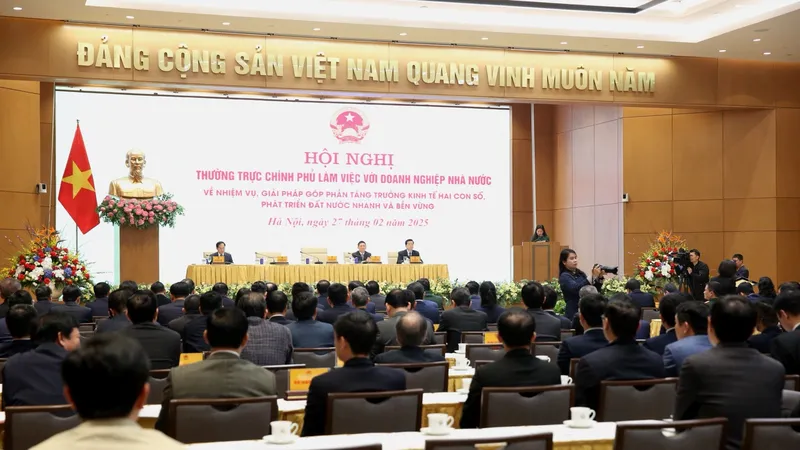Hội nghị Thường trực Chính phủ làm việc với doanh nghiệp Nhà nước
