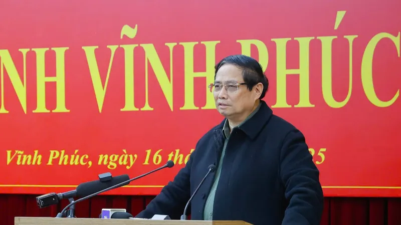 Thủ tướng cho rằng, việc sáp nhập các tỉnh tạo không gian phát triển lớn hơn, tạo lực phát triển tốt hơn cho các địa phương. Ảnh: VIẾT CHUNG