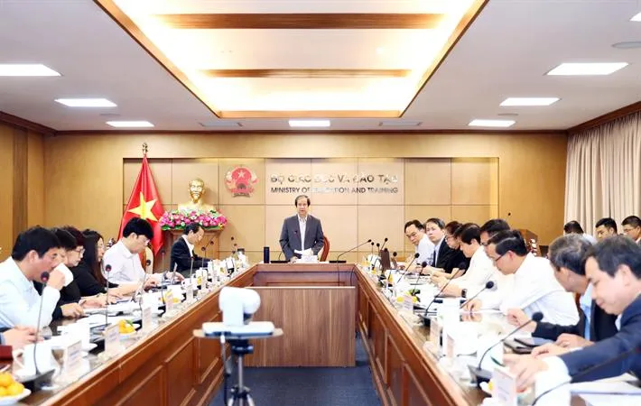 Ban chỉ đạo phát triển KH-CN, đổi mới sáng tạo, chuyển đổi số, cải cách hành chính và Đề án 06 của Bộ GD-ĐT họp phiên đầu tiên