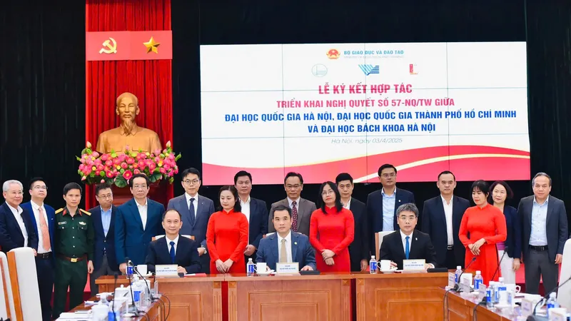 3 đại học hàng đầu “bắt tay” hợp tác đào tạo, nghiên cứu, phát triển công nghệ chiến lược