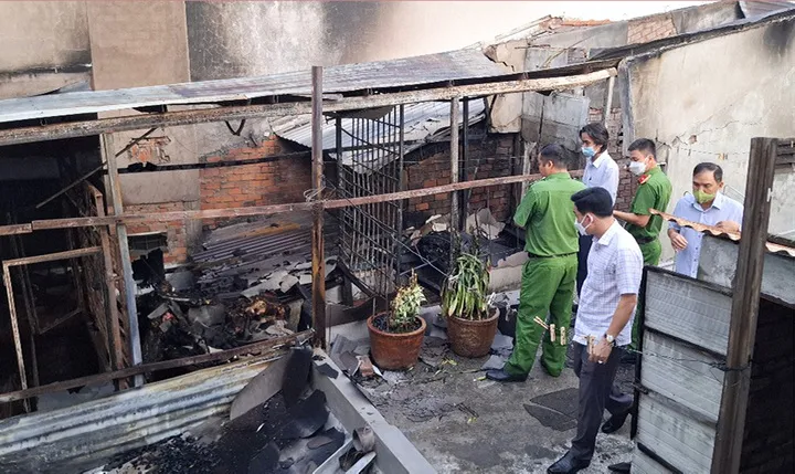 Hiện trường vụ cháy