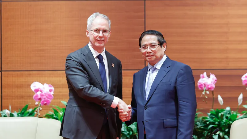Thủ tướng Phạm Minh Chính và Phó Chủ tịch ADB Scott Morris