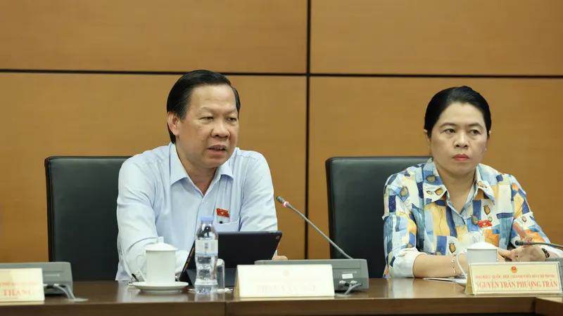 Chủ nhiệm Ủy ban Kinh tế và Tài chính của Quốc hội Phan Văn Mãi. Ảnh: QUANG PHÚC