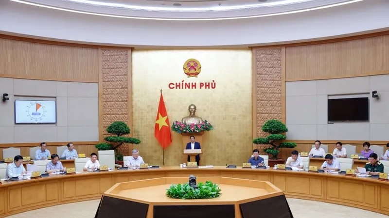 Thủ tướng Phạm Minh Chính chủ trì phiên họp Chính phủ chuyên đề về xây dựng pháp luật tháng 5