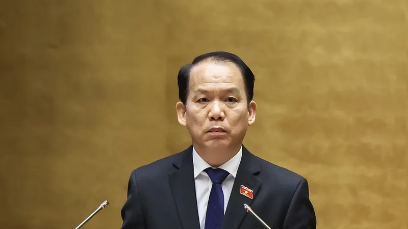 Chủ nhiệm Ủy ban Pháp luật và Tư pháp Hoàng Thanh Tùng. Ảnh: VIẾT CHUNG
