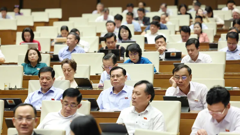 Các đại biểu dự phiên thảo luận. Ảnh: QUANG PHÚC