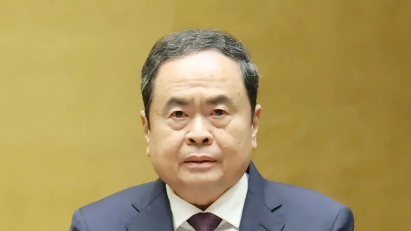 Chủ tịch Quốc hội Trần Thanh Mẫn được bầu làm Chủ tịch Hội đồng Bầu cử quốc gia. Ảnh QUANG PHÚC