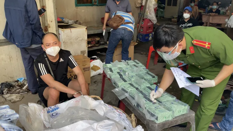 Triệt phá một vụ ma túy