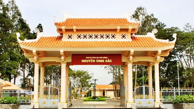 Khu di tích lịch sử Mộ cụ Phó bảng Nguyễn Sinh Sắc, phường Cao Lãnh, tỉnh Đồng Tháp.