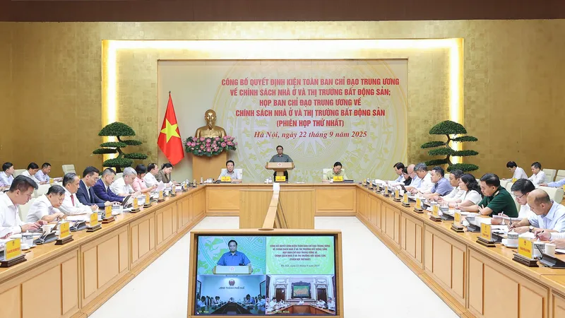 Thủ tướng Phạm Minh Chính, Trưởng ban chỉ đạo Trung ương về chính sách nhà ở và thị trường bất động sản