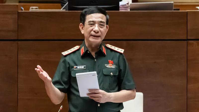 Đại tướng Phan Văn Giang, Bộ trưởng Bộ Quốc phòng. Ảnh: VIẾT CHUNG
