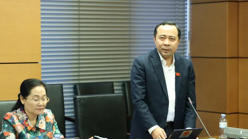 Đại biểu Vũ Hải Quân (TPHCM). Ảnh: QUANG PHÚC