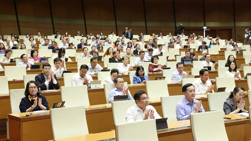 Các đại biểu dự phiên họp chiều 13-11. Ảnh: QUANG PHÚC